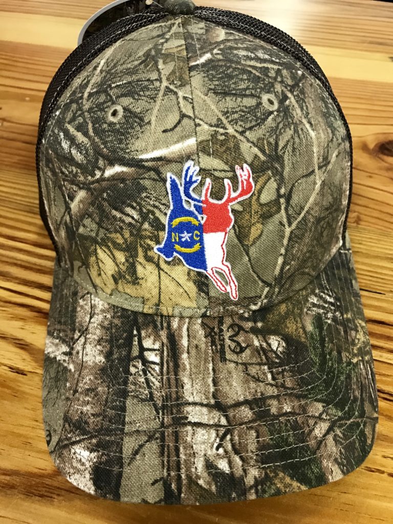 North Carolina Whitetail Deer Running Trucker Hat Realtree 