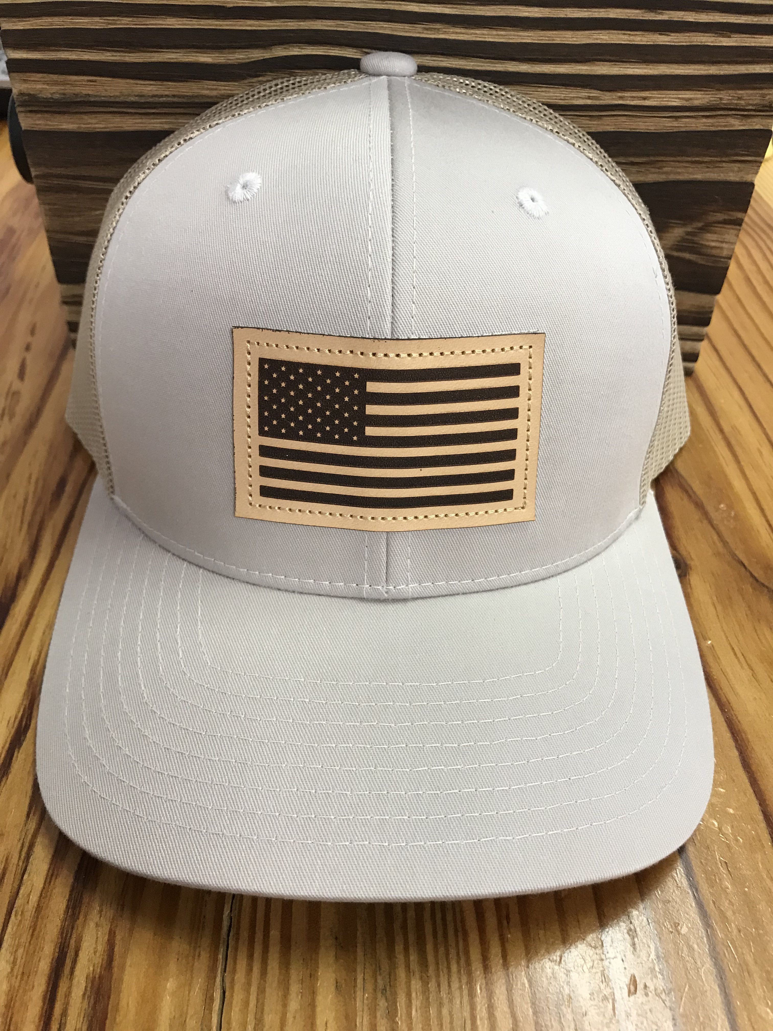 tan flag hat