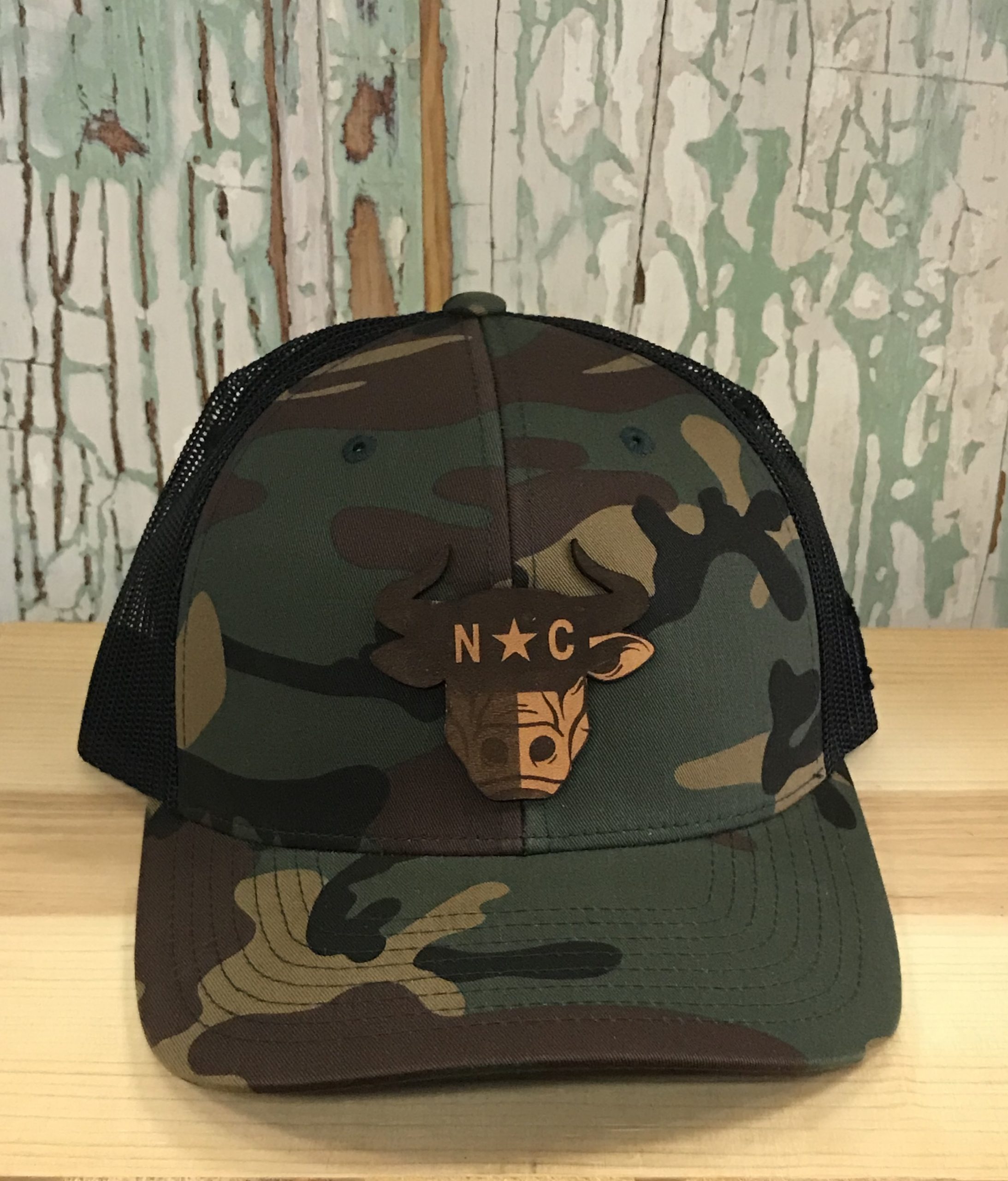 yupoong camo trucker hat