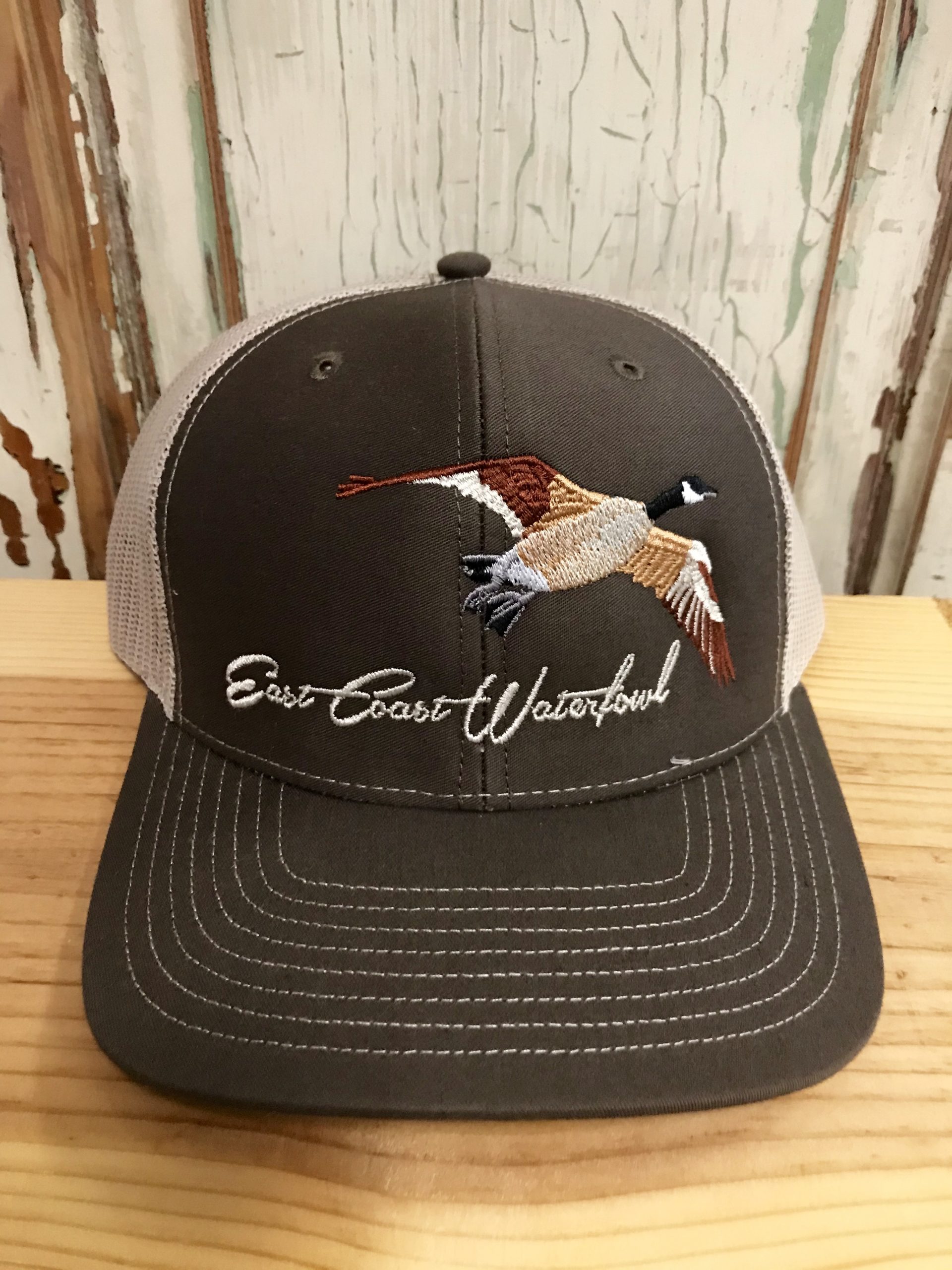 East Coast Waterfowl Goose Trucker Hat Brown/Khaki – AG Outfitters NC