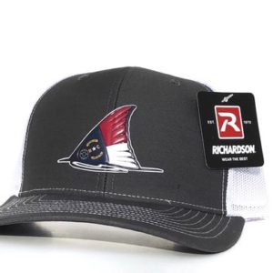 North Carolina Redfish Tail Patch Trucker Hat Charcoal/White