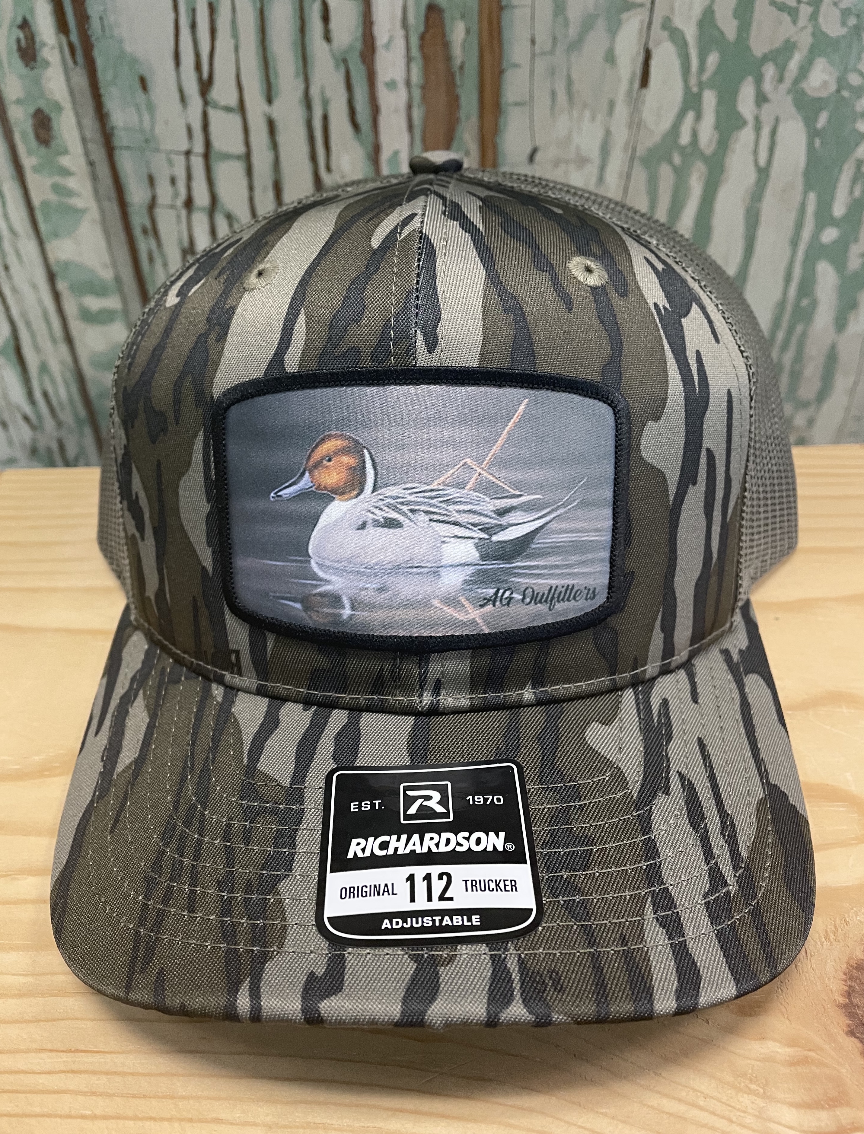Pintail Floating Duck Patch Trucker Hat Snap Back Richardson 112 Dattalio
