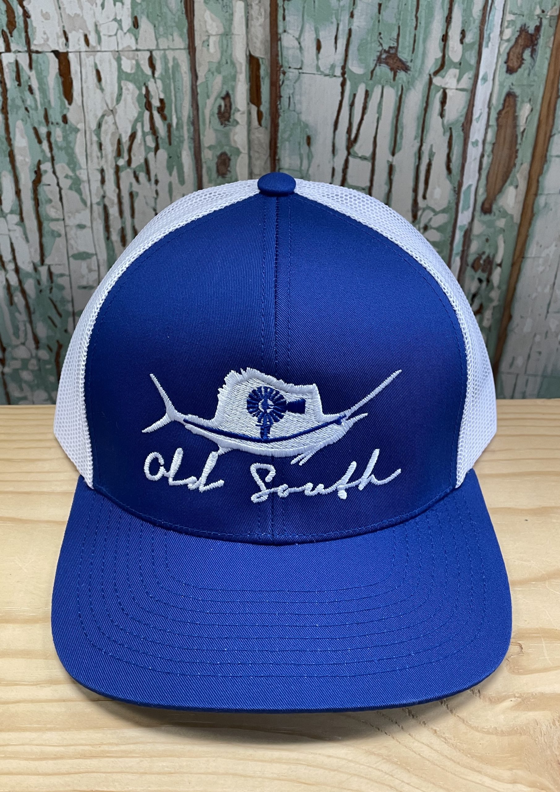 Old South Sailfish Snapback Trucker Hat Royal Blue/White – AG Outfitters NC