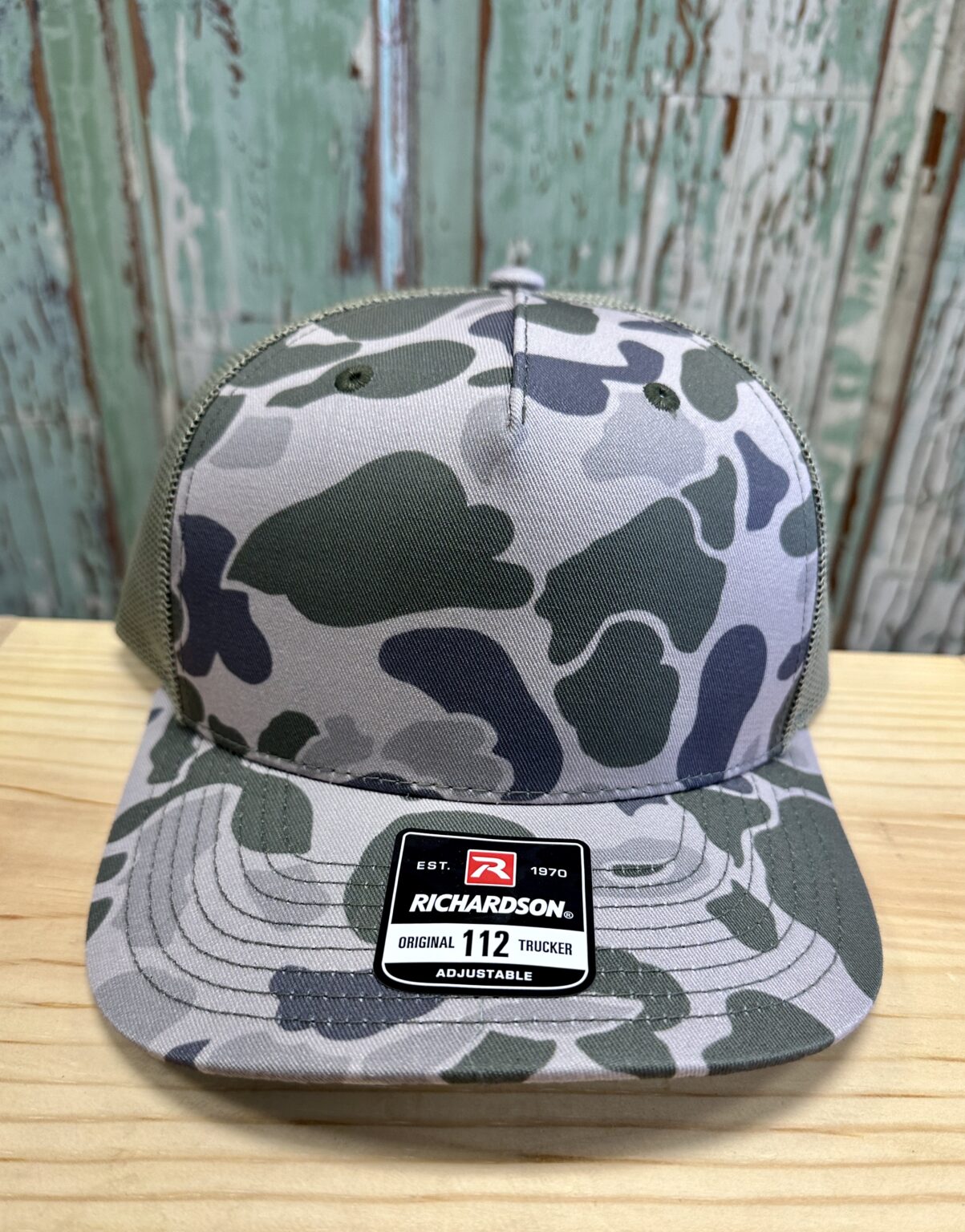 Richardson 112PFP Trucker Hat Marsh Duck Camo/Loden Blank – AG ...