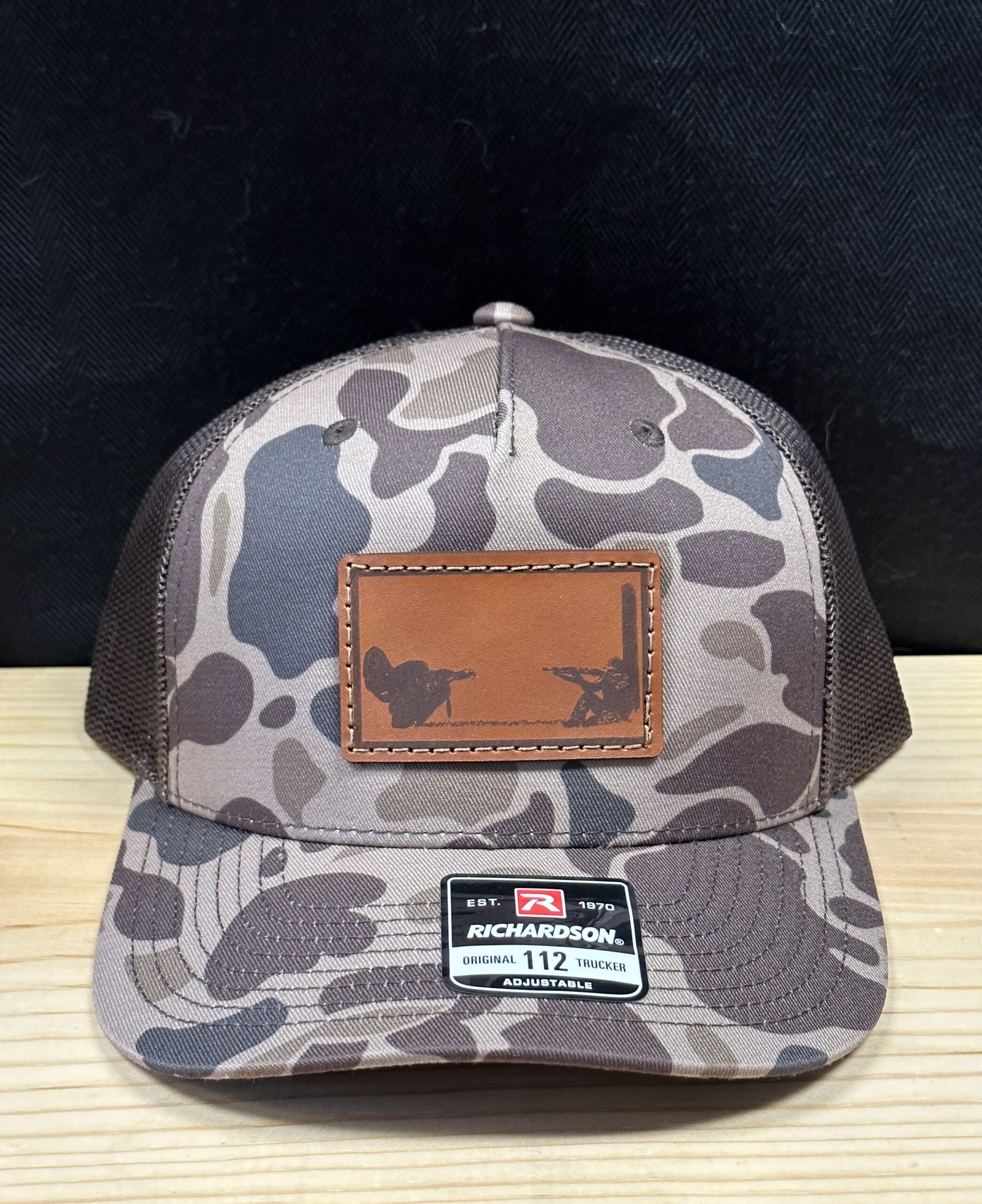 Turkey Hunter Leather Patch Richardson 112 Trucker Hat – AG Outfitters NC