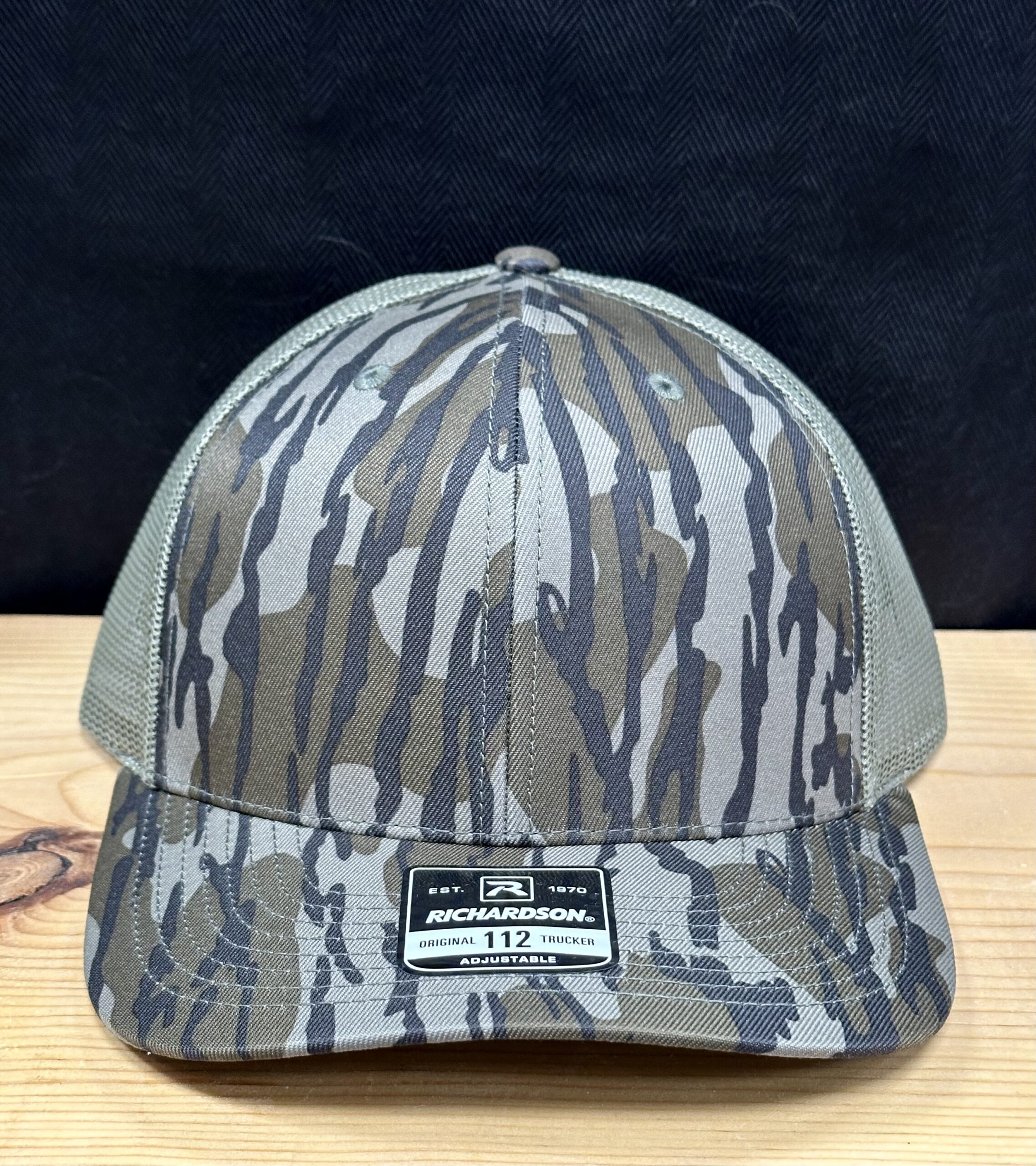 Richardson 112P Trucker Hat Mossy Oak Bottomland Camo/Loden Blank – AG  Outfitters NC