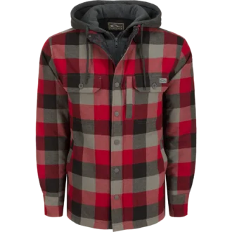 DRAKE Waterfowl The Campfire Flannel Hoodie DS1078-WWN